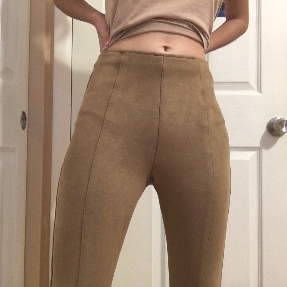suede fashion nova pants